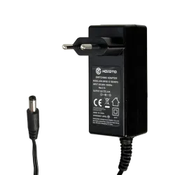 Fuente de alimentación - Salida DC 12 V 2 A - 1 salida - Jack estandar - Estabilizado - Longitud de cable 1.5m