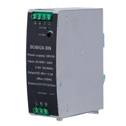 Fuente de alimentación conmutada - Salida DC 48 V 2.5 A / 120 W - 2 salidas - Voltaje entrada 100 V ~ 240 V - 123.5 (...