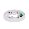 Base de perfil bajo con relé - Hasta 12VDC 0.5A / Terminal NO/NC/C - Compatible con detectores V2 y base alta - Neces...