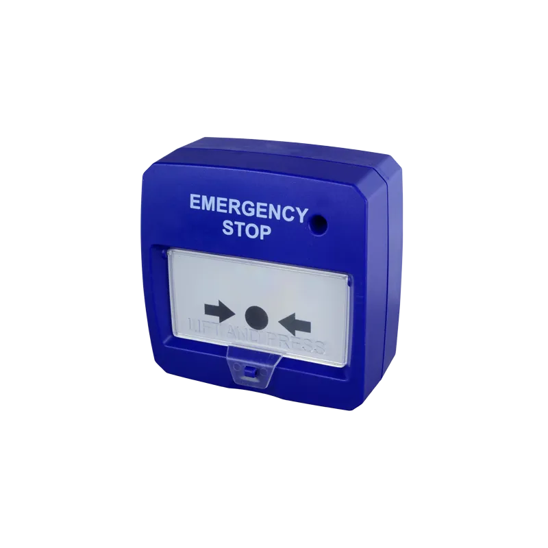 Pulsador rearmable - Especial para panel de extinción - Parada de emergencia - Indicador LED - Instalación en superfi...