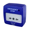 Pulsador rearmable - Especial para panel de extinción - Parada de emergencia - Indicador LED - Instalación en superfi...
