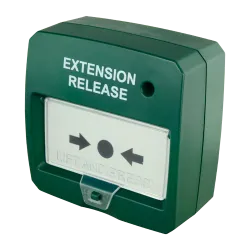 Pulsador rearmable - Especial para panel de extinción - Extinción manual - Indicador LED - Instalación en superficie ...