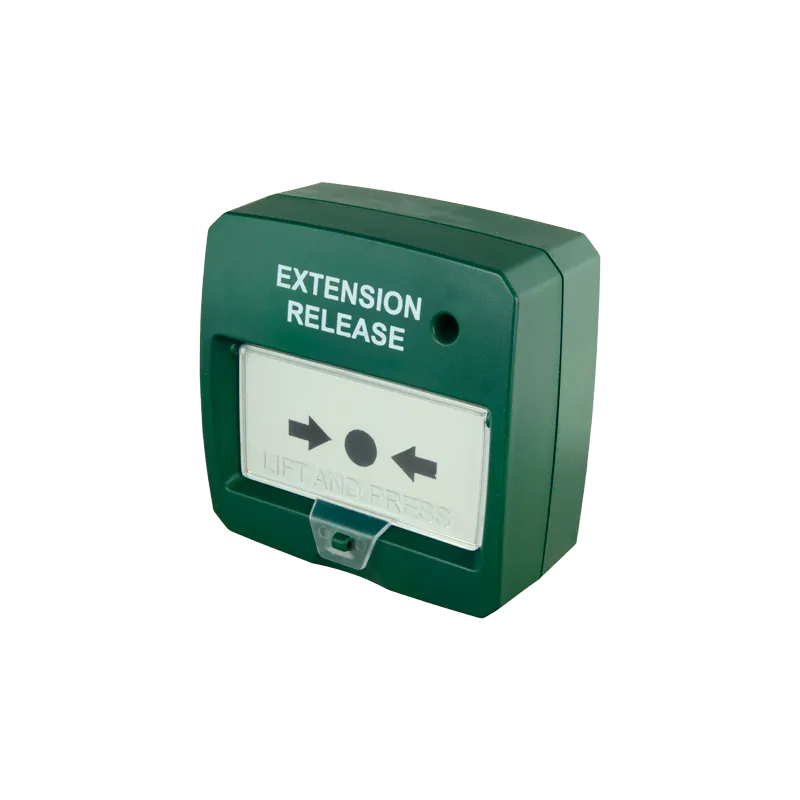 Pulsador rearmable - Especial para panel de extinción - Extinción manual - Indicador LED - Instalación en superficie ...