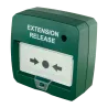 Pulsador rearmable - Especial para panel de extinción - Extinción manual - Indicador LED - Instalación en superficie ...
