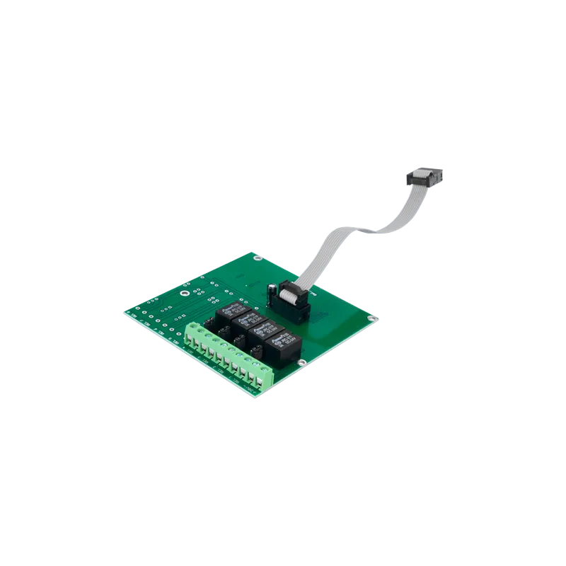 Módulo de relé convencional DMTECH - 4 salidas de relé - Hasta 3A/125VAC o 3A/30VDC - Alimentado desde la central - C...