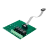 Módulo de relé convencional DMTECH - 4 salidas de relé - Hasta 3A/125VAC o 3A/30VDC - Alimentado desde la central - C...