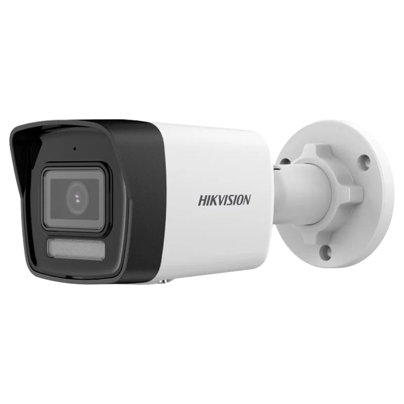 Cámara Bullet IP Hikvision - Gama Value | Micrófono integrado - 4 MP | Lente 2.8 mm - IR 30 m | WDR 120 dB | Luz Blan...