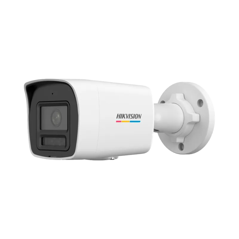 Cámara Bullet IP Hikvision - Gama Value - 4 MP | Lente 2.8 mm - IR 30 m | WDR 120 dB | Micrófono integrado - PoE | H....