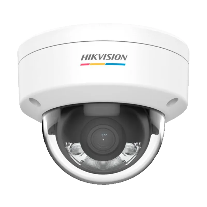Cámara Domo IP Hikvision - Gama Value - 2 MP | Lente 2.8 mm | Detección de movimiento 2. - Luz blanca 30 m | DWDR | C...