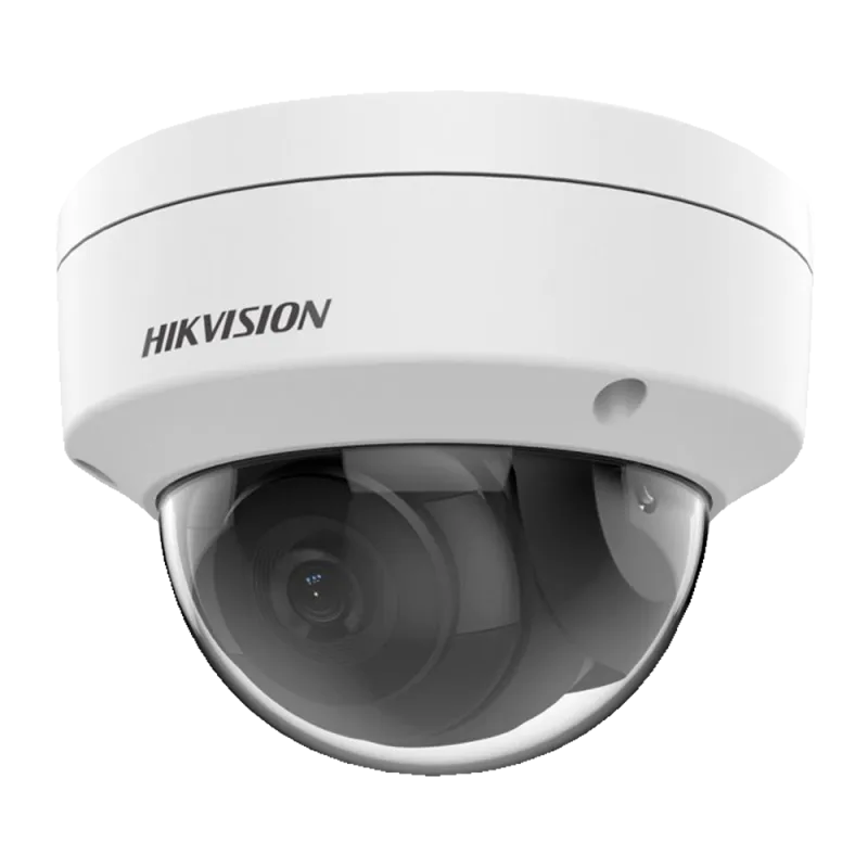 Cámara Domo IP Hikvision - Gama Value | microSD 256 GB - 4 MP | Lente 2.8 mm | Micrófono integrado - IR 30 m | WDR 12...