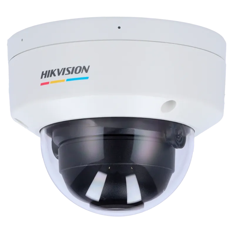 Cámara Domo IP Hikvision - Gama Value | microSD 512 GB - 4 MP | Lente 2.8 mm | Micrófono integrado - IR 30 m | WDR 12...