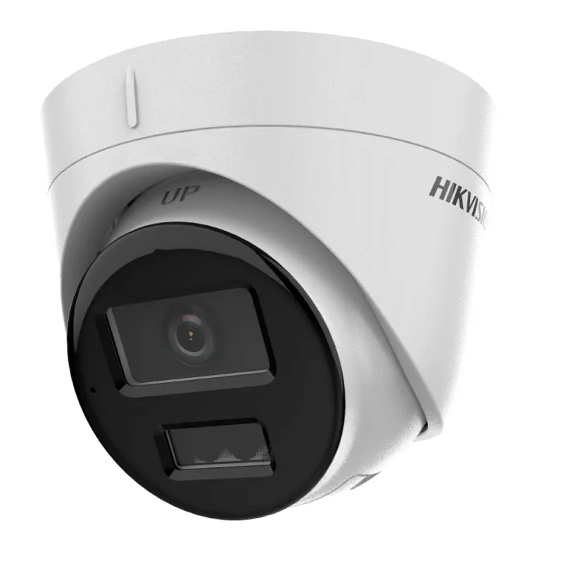 Cámara Turret IP Hikvision - Gama Value - 4 MP | Lente 2.8 mm | Micrófono integrado - IR 30 m | WDR 120 dB | Luz blan...