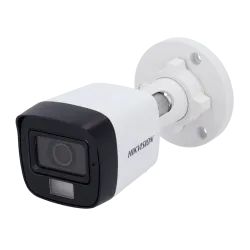 Hikvision - Cámara Bullet 4en1 Gama Value - 2 Mpx High Performance CMOS - Lente 2.8 mm | IR Alcance 30 m - Audio sobr...