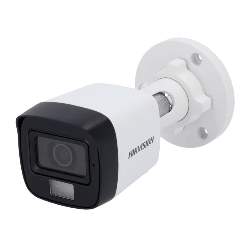 Hikvision - Cámara Bullet 4en1 Gama Value - 2 Mpx High Performance CMOS - Lente 2.8 mm | IR Alcance 30 m - Audio sobr...