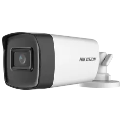Hikvision - Cámara Bullet 4en1 Gama Value - Resolución 5 Megapíxel (2560x1944) - Lente 3.6 mm - IR Alcance 80 m - Imp...