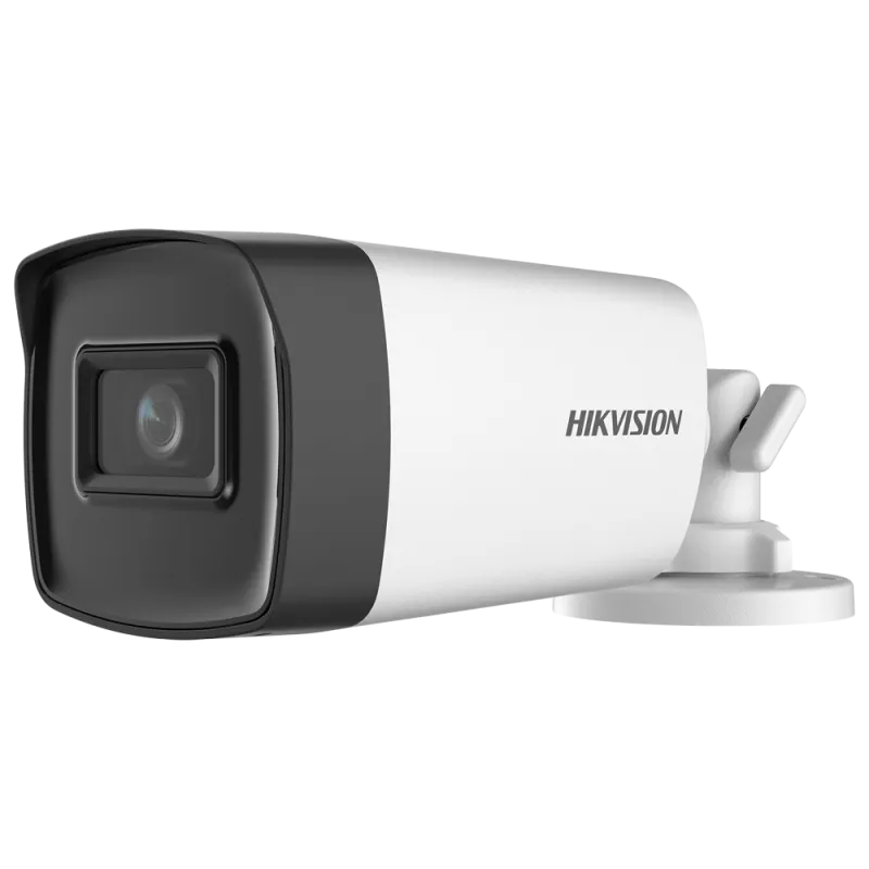 Hikvision - Cámara Bullet 4en1 Gama Value - Resolución 5 Megapíxel (2560x1944) - Lente 3.6 mm - IR Alcance 80 m - Imp...