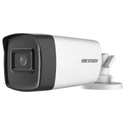 Hikvision - Cámara Bullet 4en1 Gama Value - Resolución 5 Megapíxel (2560x1944) - Lente 6 mm - IR Alcance 80 m - Imper...