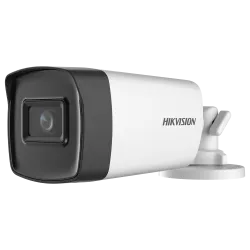 Hikvision - Cámara Bullet 4en1 Gama Value - Resolución 5 Megapíxel (2560x1944) - Lente 6 mm - IR Alcance 80 m - Imper...