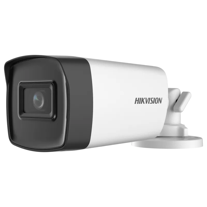 Hikvision - Cámara Bullet 4en1 Gama Value - Resolución 5 Megapíxel (2560x1944) - Lente 6 mm - IR Alcance 80 m - Imper...