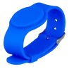 Pulsera de proximidad - ID por radiofrecuencia - MF DESFire pasivo | Color azul - Alta frecuencia 13.56 MHz - Correa ...