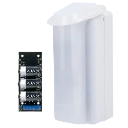 Detector exterior Duevi bajo consumo - Compatible con Ajax Transmitter (incluido) - Doble PIR y microondas (24 GHz) -...