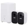 Kit 2 Cámaras + 1 HomeBase Eufy by Anker - 1080p / 6700 mAh / Sensor PIR + Humanos - HomeBase WiFi / LAN / RF con sir...