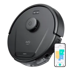 Robot aspirador y trapeador Eufy by Anker - Potencia máxima de 5000 Pa - Capacidad depósito Polvo 350 ml y agua 280 m...