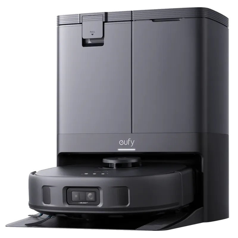 Robot Aspirador Eufy by Anker - Potencia máxima de 8000 Pa - Depósito 2.5 L Polvo / 3 L Agua - Limpieza a presión / ...