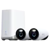 Kit 2 Cámaras + 1 HomeBase 3 Eufy by Anker - 4K /Detección Humanos, mascotas y vehículos - HomeBase WiFi con sirena -...