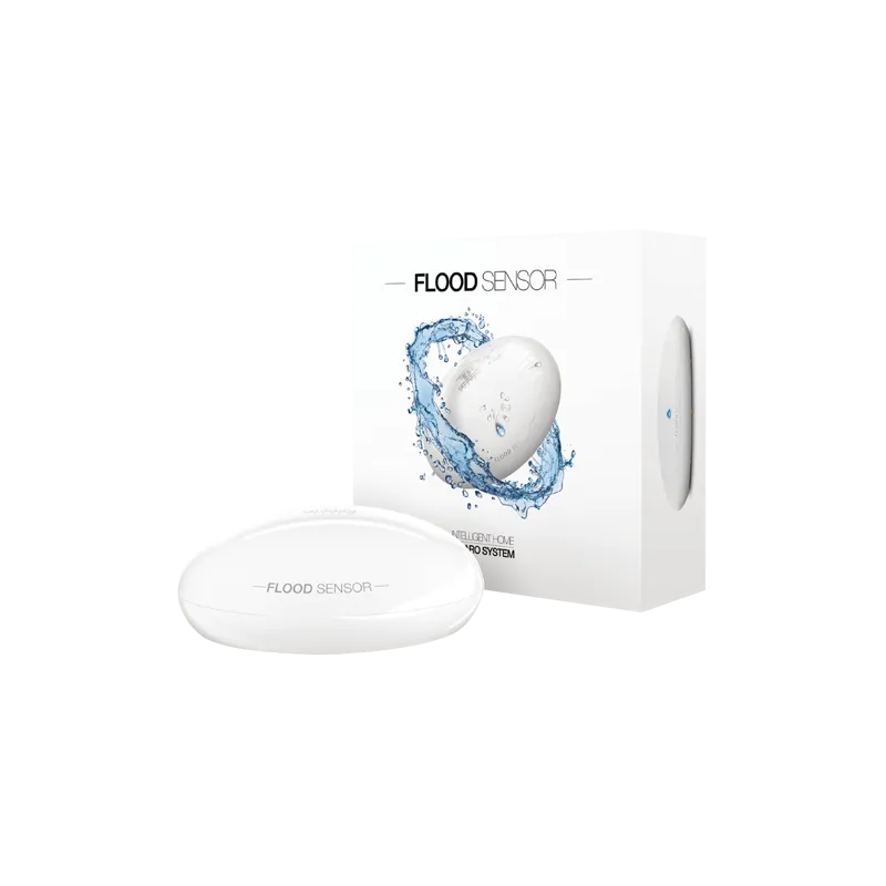 Detector de inundación - Inalámbrico / Bluetooth - Compatible con Apple HomeKit - Antena interna - Contacto NC para S...