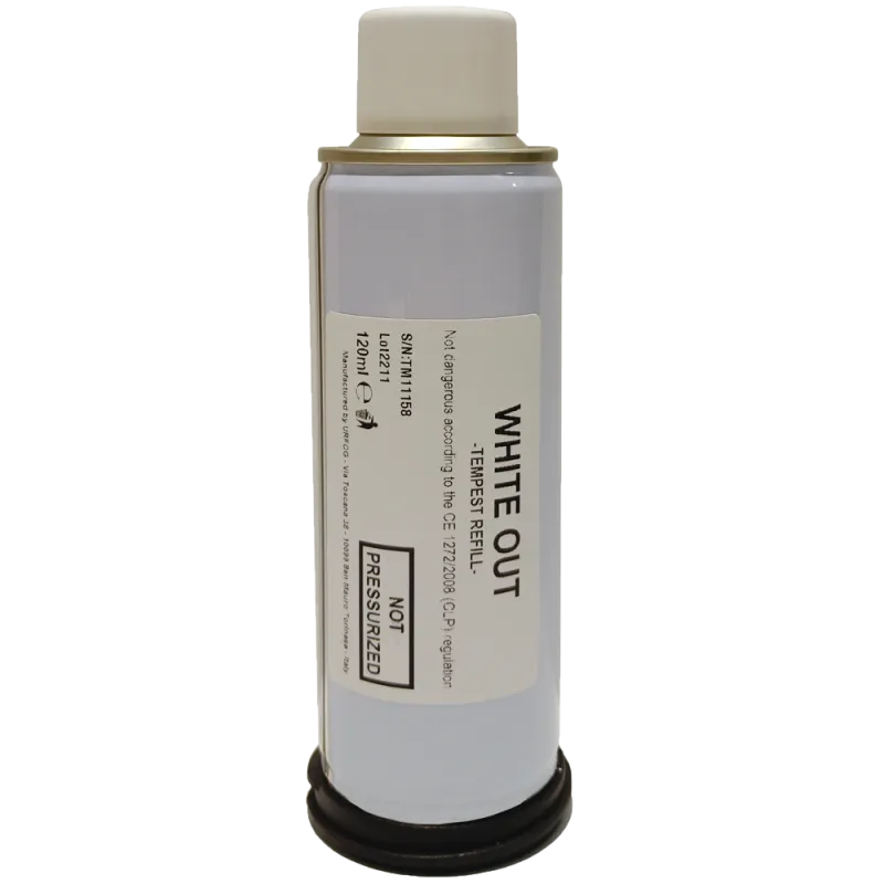 URFOG - Especial para TEMPEST-BAT300 - Recarga de líquido de niebla - 0.125L - Recambio sencillo