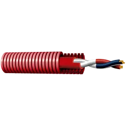 Bobina de cable trenzado apantallado - Resistente al fuego RF 120 minutos - Rollo de 100 metros - Conductor cobre 2x1...