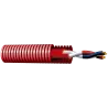Bobina de cable trenzado apantallado - Resistente al fuego RF 120 minutos - Rollo de 100 metros - Conductor cobre 2x1...