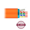 Cable FTP Cat 6A libre de halógenos - Conductor 99,9% cobre - CPR class: Dca - Rollo de 505 metros/Color naranja