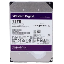 Disco duro Western Digital - Capacidad 12 TB - Interfaz SATA 6 Gb/s - Modelo WD121PURZ-64B5UY0 - Especial para Videog...