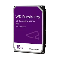 Disco duro Western Digital - Capacidad 18 TB - Interfaz SATA 6 Gb/s - Modelo WD181PURP - Especial para Videograbadore...