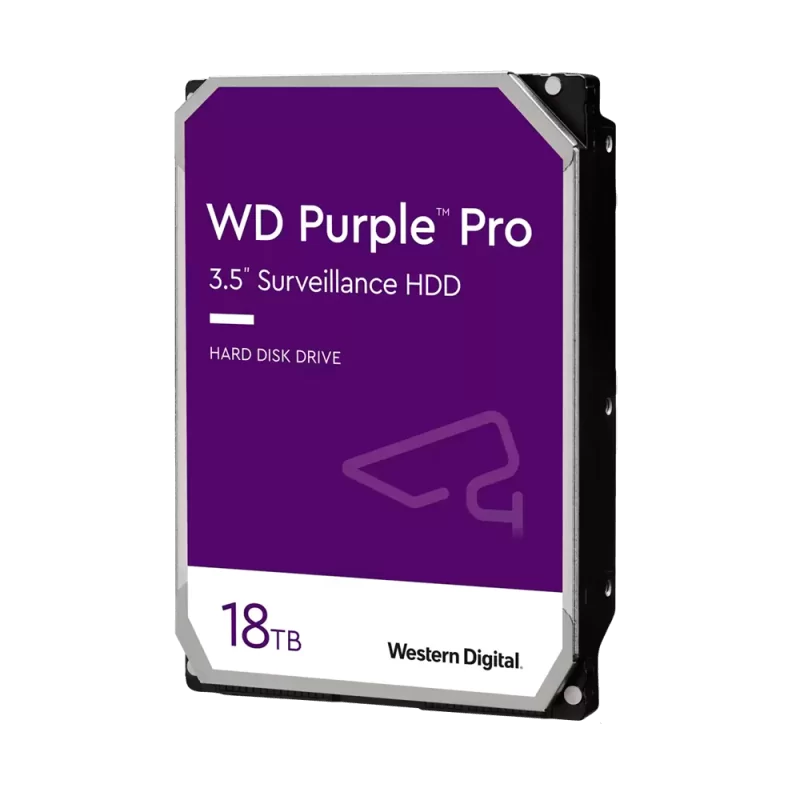 Disco duro Western Digital - Capacidad 18 TB - Interfaz SATA 6 Gb/s - Modelo WD181PURP - Especial para Videograbadore...