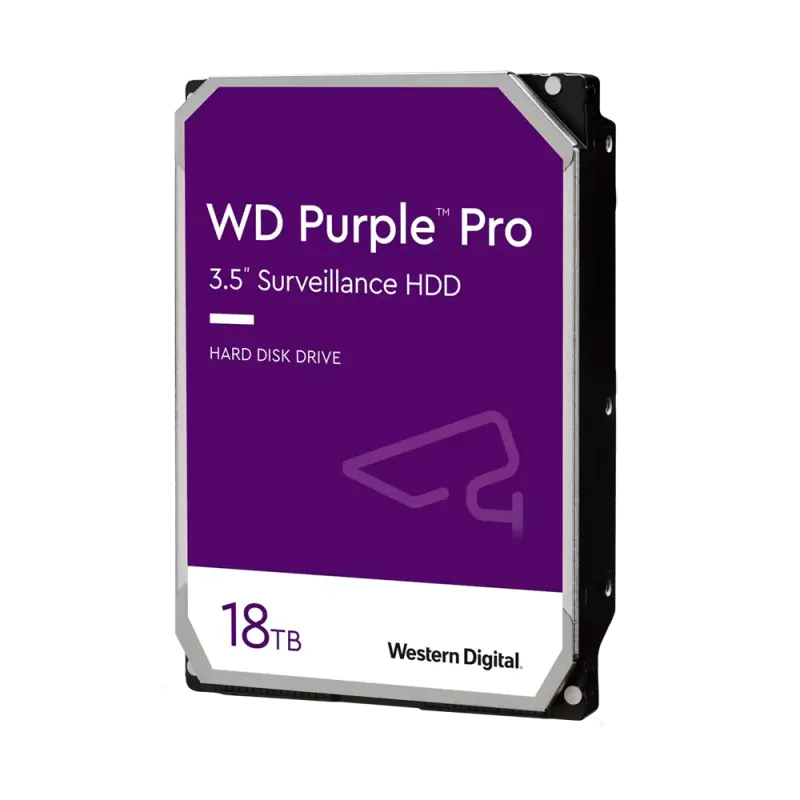 Disco duro Western Digital - Capacidad 18 TB - Interfaz SATA 6 Gb/s - Modelo WD181PURP - Especial para Videograbadore...