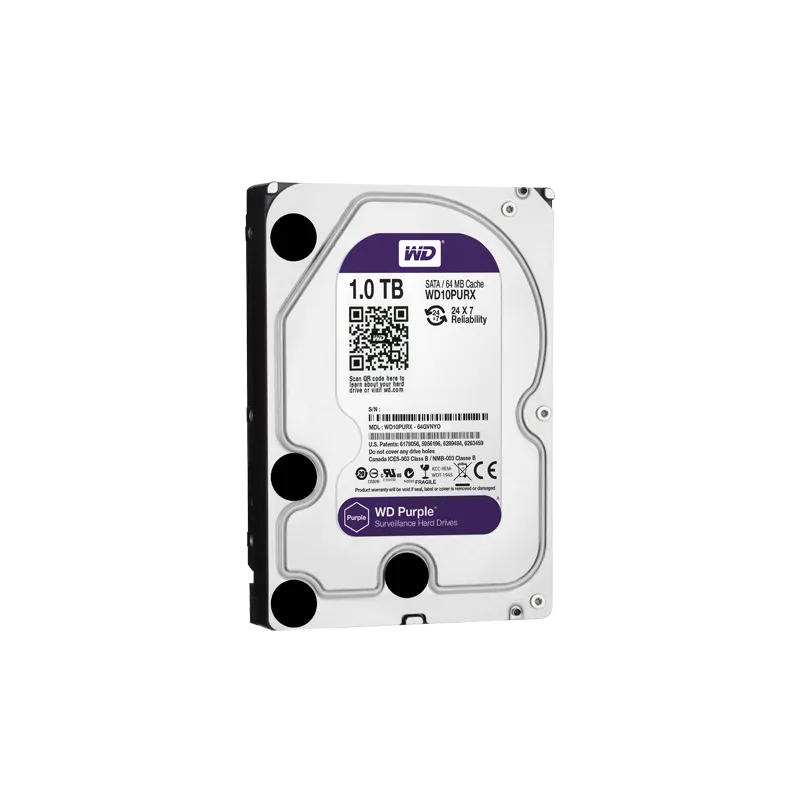 Disco duro - Capacidad 1 TB - Interfaz SATA 6 Gb/s - Modelo WD10PURX - Especial para Videograbadores - Suelto o insta... Disco duro - Capacidad 1 TB - Interfaz SATA 6 Gb/s - Modelo WD10PURX - Especial para Videograbadores - Suelto o insta...