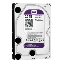 Disco duro - Capacidad 2 TB - Interfaz SATA 6 Gb/s - Modelo WD20PURX - Especial para Videograbadores - Suelto o insta...