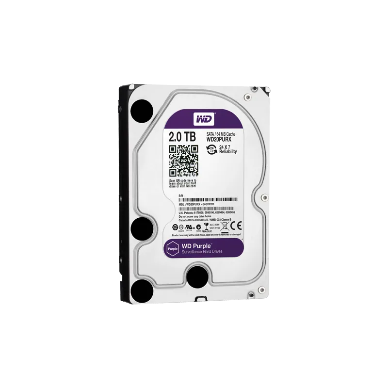 Disco duro - Capacidad 2 TB - Interfaz SATA 6 Gb/s - Modelo WD20PURX - Especial para Videograbadores - Suelto o insta... Disco duro - Capacidad 2 TB - Interfaz SATA 6 Gb/s - Modelo WD20PURX - Especial para Videograbadores - Suelto o insta...