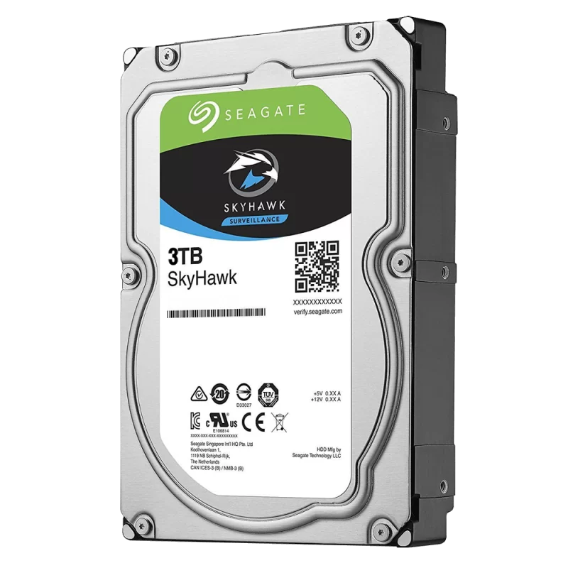 Disco duro Seagate Skyhawk - Capacidad 3 TB - Interfaz SATA 6 Gb/s - Modelo ST3000VX006 - Especial para Videograbador...