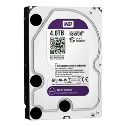 Disco duro - Capacidad 4 TB - Interfaz SATA 6 Gb/s - Modelo WD40PURX - Especial para Videograbadores - Suelto o insta...