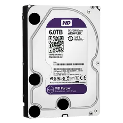 Disco duro Western Digital - Capacidad 6 TB - Interfaz SATA 6 Gb/s - Modelo WD60PURX - Especial para Videograbadores ...