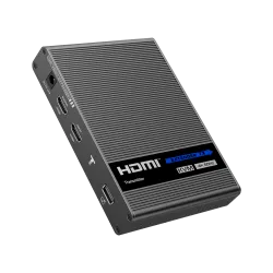 Extensor HDMI/USB por cable Ethernet CAT6 - Emisor y receptor - Alcance 70 m - Hasta 4K - Soporta salida audio S/PDIF