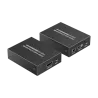 Extensor HDMI con KVM - Emisor y receptor - Alcance 70 m - Sobre cable UTP Cat 7 - Hasta 4K@30Hz - Alimentación DC 5 V