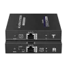 Extensor activo HDMI - Emisor y receptor - Alcance 70 m - Sobre cable UTP Cat 7 - Hasta 4K@60Hz - Alimentación DC 12 V