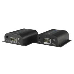 Extensor activo HDMI 4K - Emisor y receptor - Alcance 120 m sobre cable UTP Cat 6 - Transmisión de IR - Permite conex...