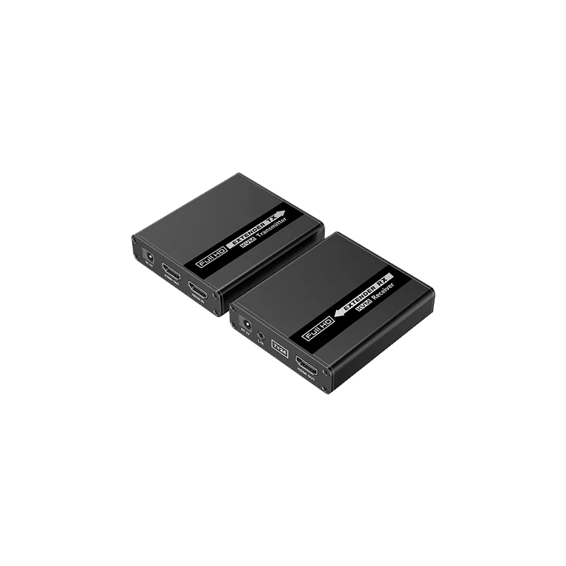 Extensor HDMI/USB por cable Ethernet CAT6/6A/7 - Emisor y receptor - Alcance 70 m - Hasta 1080p - Soporta salida audi...