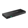 Matriz de video HDMI - 4 entradas HDMI - 4 salidas HDMI - Hasta 4K (entrada y salida) - Permite control remoto